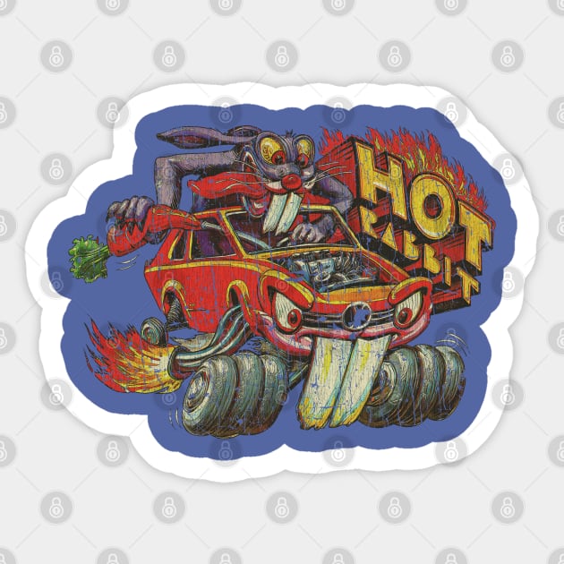 Weird Wheels Hot Rabbit 1980 Sticker by JCD666